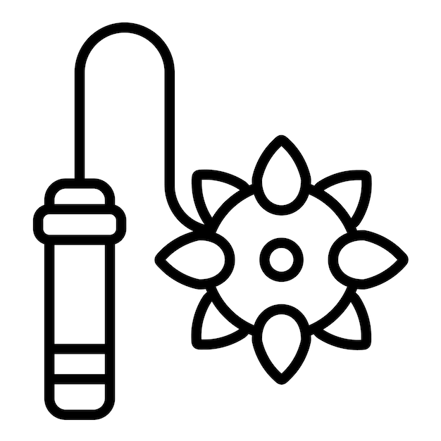 Flail Vector Illustration Style
