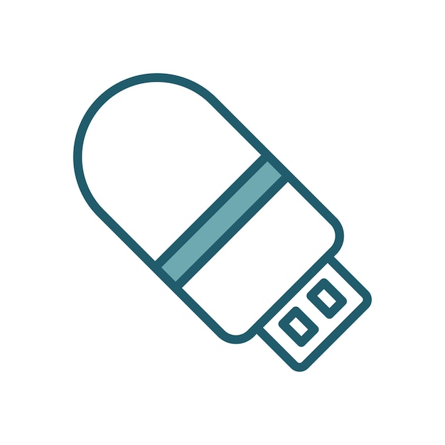 flash disk icon vector design template simple and clean