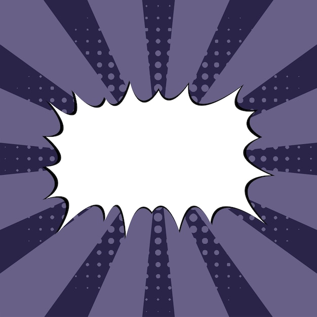 Flash sale in comic style Purple Pop art Abstract explosion Base for sale banner advertisment