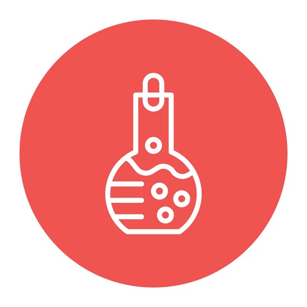 Flask icon vector image Can be used for Data Science