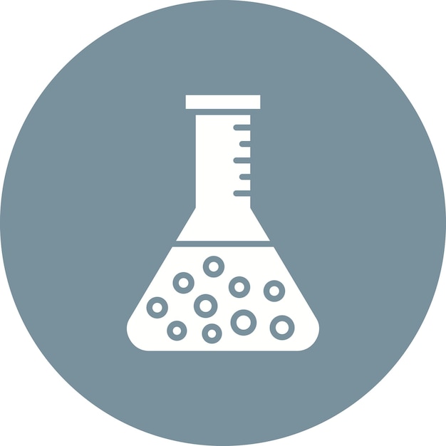 flask icon vector image can be used for research and science