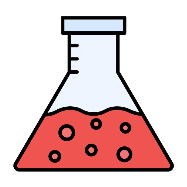 Flask Vector Illustration Style