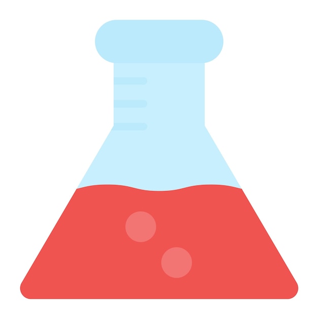 Flasks Vector Illustration Style