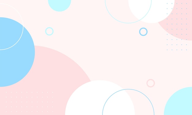 Flat abstract background of geometric shapes