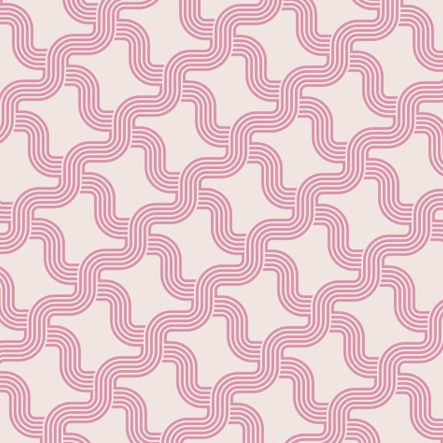 Flat abstract lines pattern wave background design