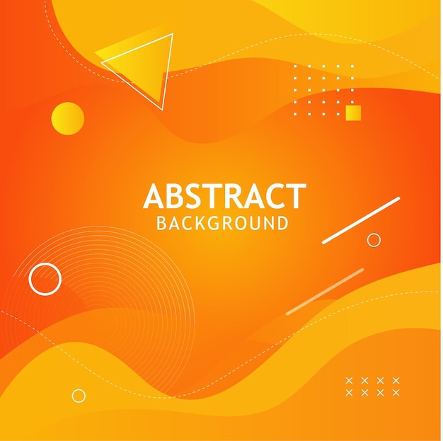 flat abstract rounded shape background vector