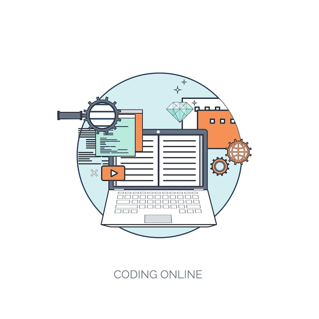 Flat avatar icons business concept global communication web site user profile social media network