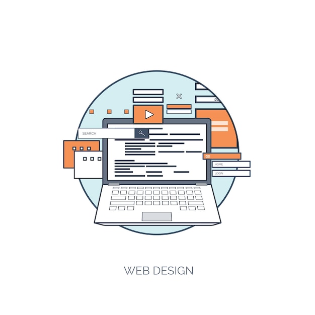 Flat avatar icons business concept global communication web site user profile social media network