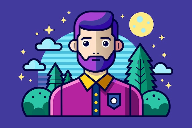 flat design background is