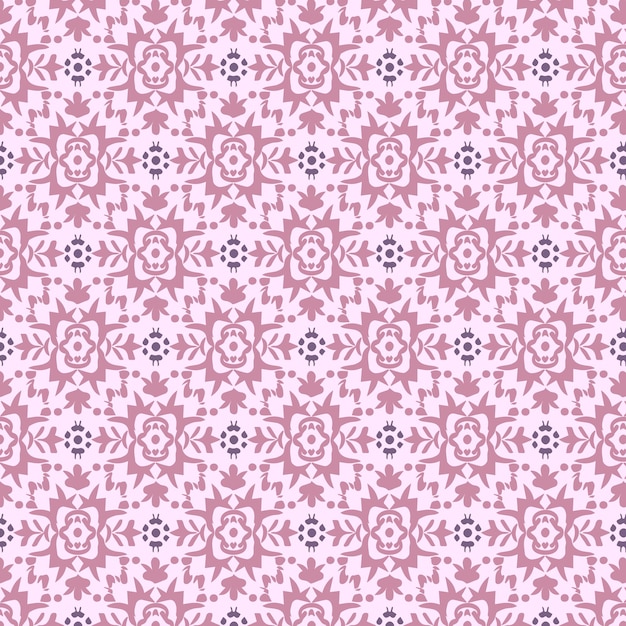 Flat Elegant decorative floral pattern vector design
