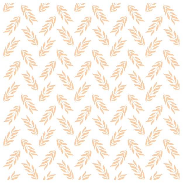 Flat floral pattern Design in peach tones