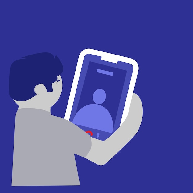 flat ilustration digital web simple gapich dsign
