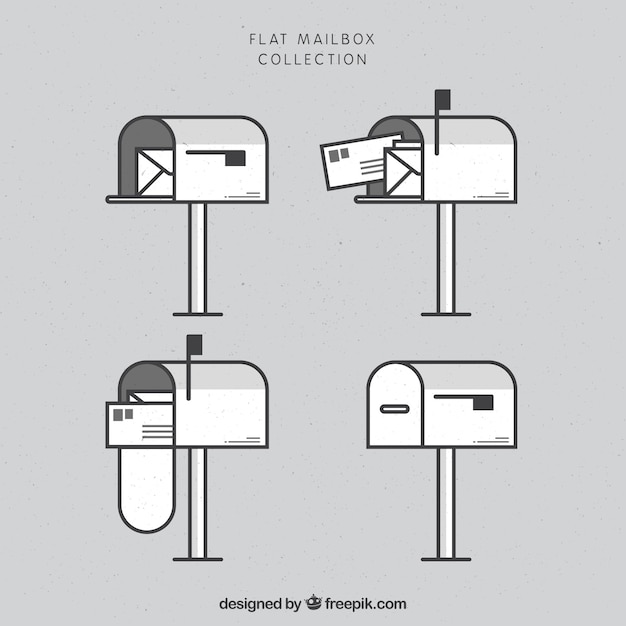 flat mailbox collection