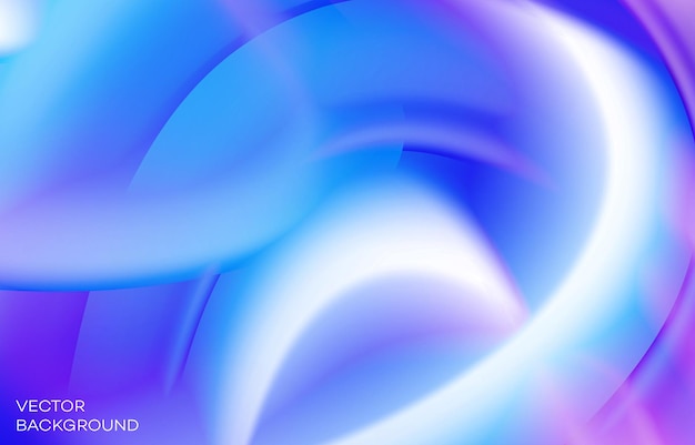 flat modern creative wavy stylish cool blue color gradient abstract colorful liquid background design vector template