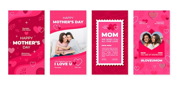 flat mother's day instagram stories collection