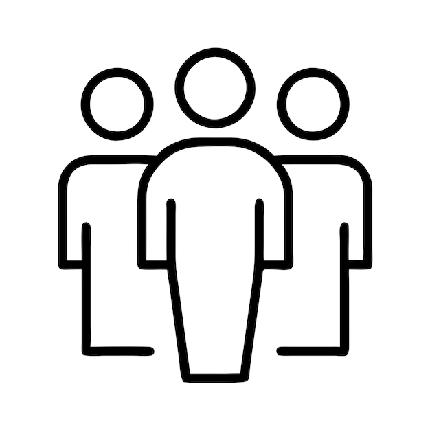 Flat people Icon Transparent PNG Vector Layer Illustration