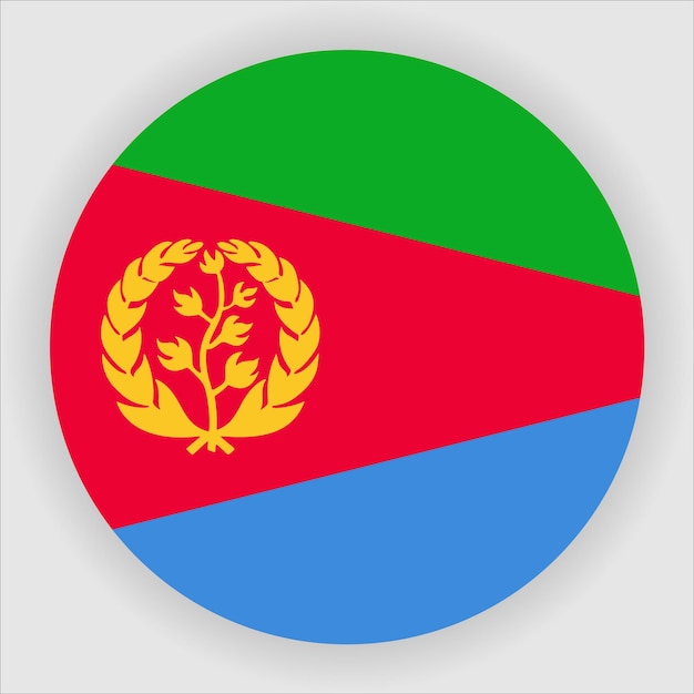 Flat Rounded Flag Icon