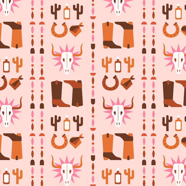 flat western pattern