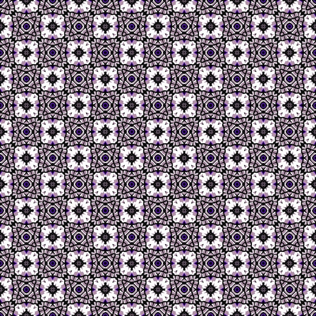 Flerfärgad sömlös abstrakt mönsterbakgrund och kuliss. Flerfärgad dekorativ design. Färgade mosaikornament. Vektorgrafisk illustration EPS10