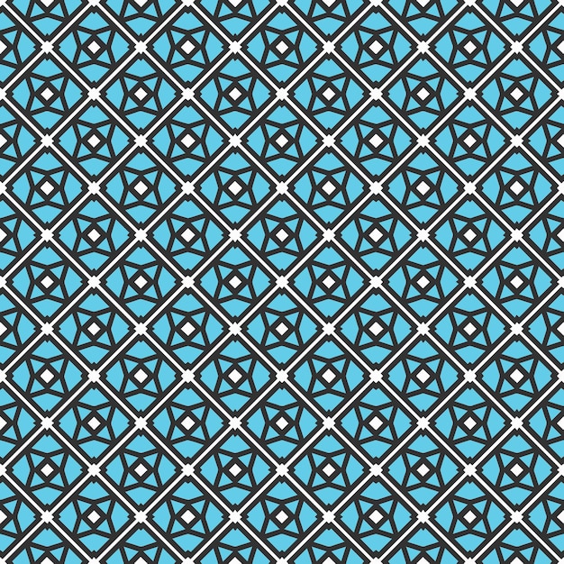 Flerfarvet, problemfrit, abstrakt mønster. Baggrund og baggrund. Flerfarvet, farverigt ornamentdesign. Farvede mosaikornamenter. Vektor grafisk illustration