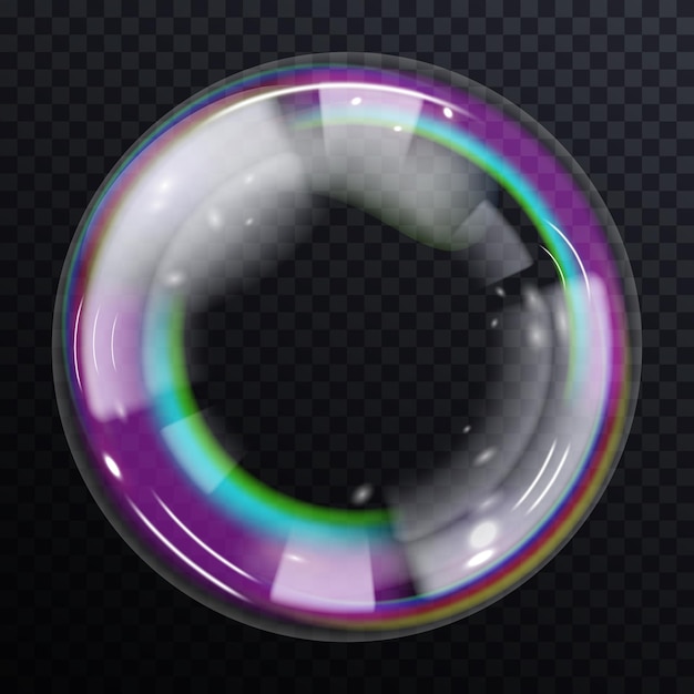 Floating soap bubbles gleam subtly radiating soft luminous charm