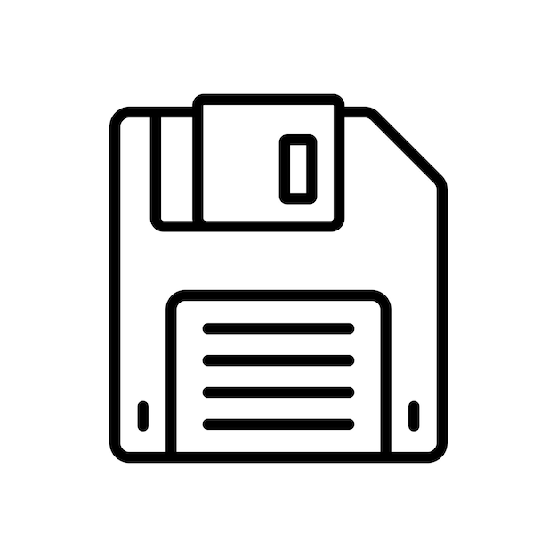 floppy disk icon vector design template simple and clean