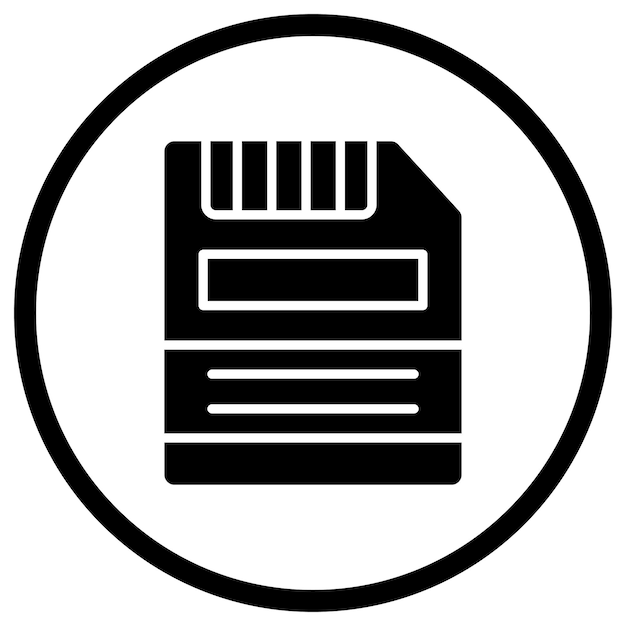 Floppy Disk Vector Icon Design Illustration