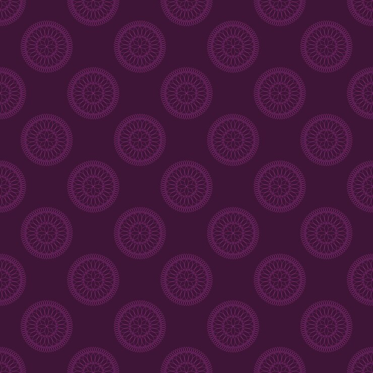 Vektör floral mandalas vector seamless bohemian pattern