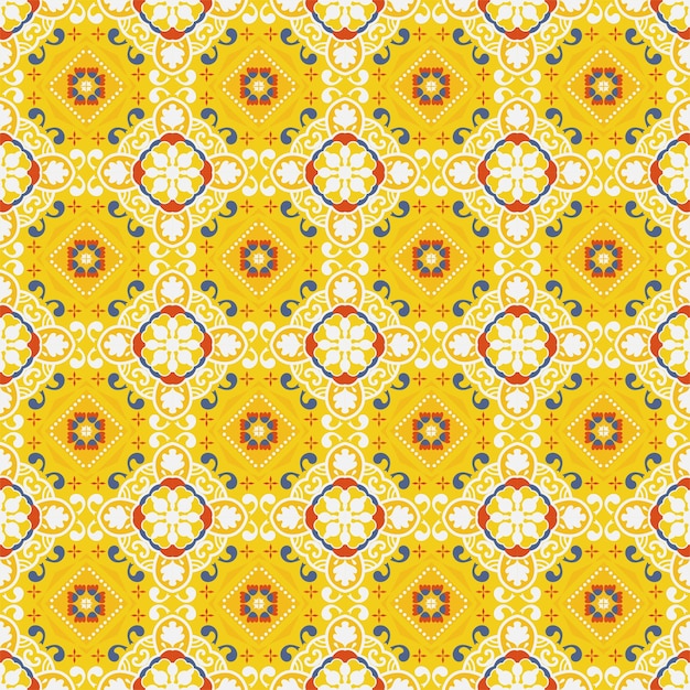 floral seamless pattern background garden nature damask aboriginal art