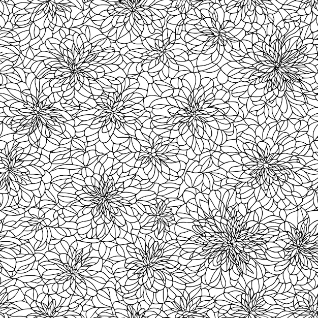 floral seamless pattern diagonal flower lines pattern background line pattern vector illustration