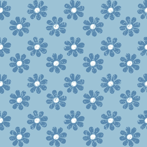 Floral Seamless Vector Illustration pattern background All over flower design ready to print