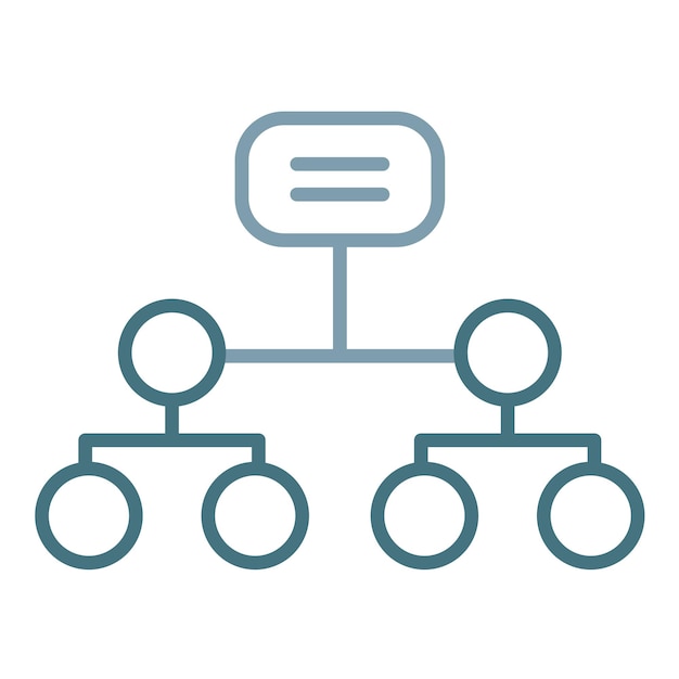 Flow Chart Flat Illustration