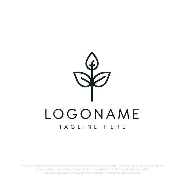 Flower blooms vector logo design Dahlia flower logotype Floral logo template for beauty industry