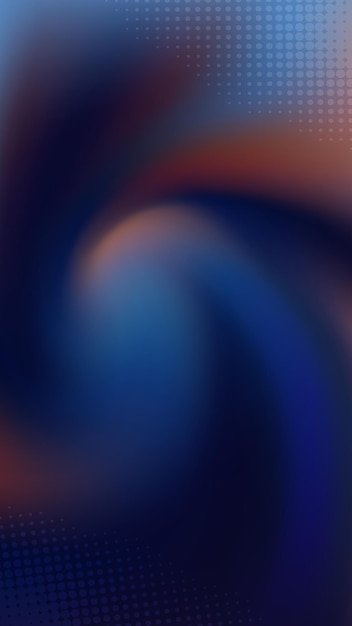 Flowing gradient mesh with colorful wavy shapes