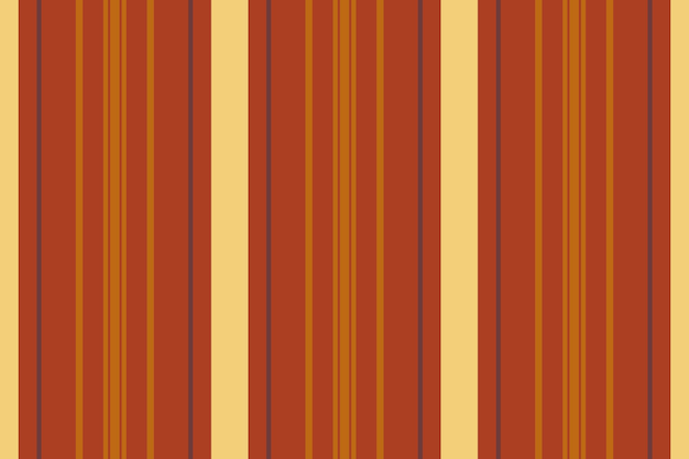 Fluffy lines textile fabric contrast seamless vector stripe Formal pattern background vertical texture in red and orange colors
