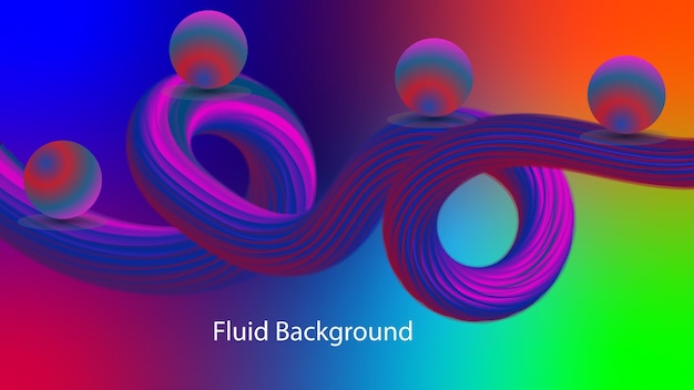 Fluid background design