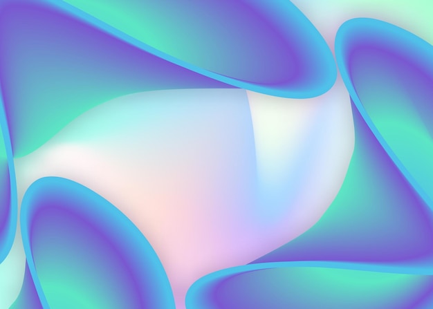 Fluid background with liquid dynamic elements and shapes