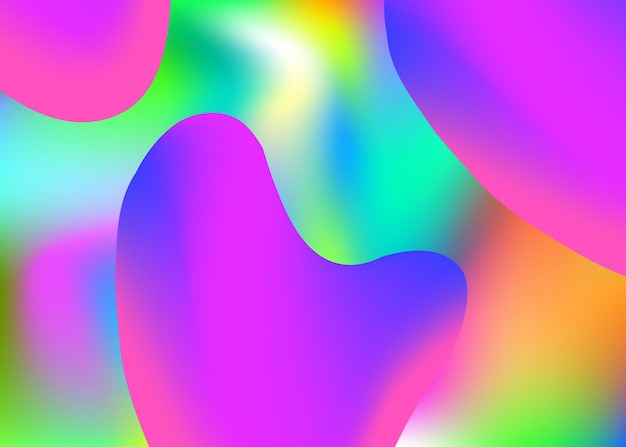 Fluid background with liquid dynamic elements and shapes