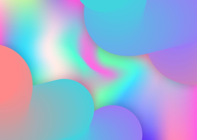 fluid dynamic background with liquid shapes and elements