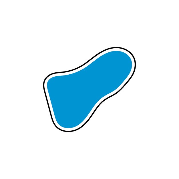 Fluid liquid vector design element templates simple and modern