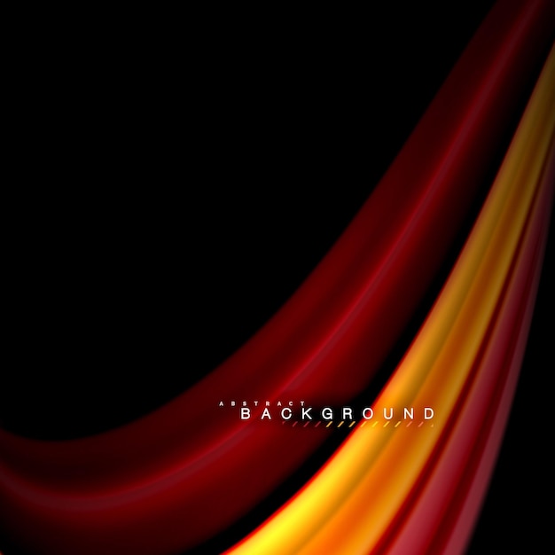 Fluid mixing colors vector wave abstract background design Colorful mesh waves