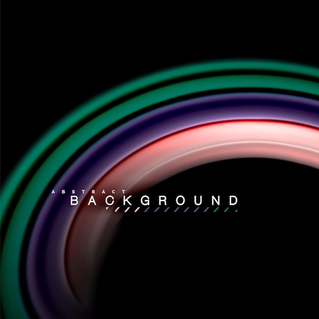 fluid mixing colors vector wave abstract background design colorful mesh waves