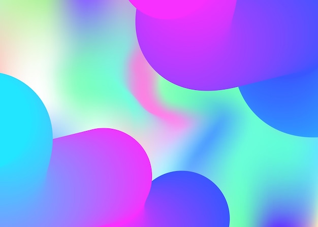 Fluid shape background with liquid dynamic elements