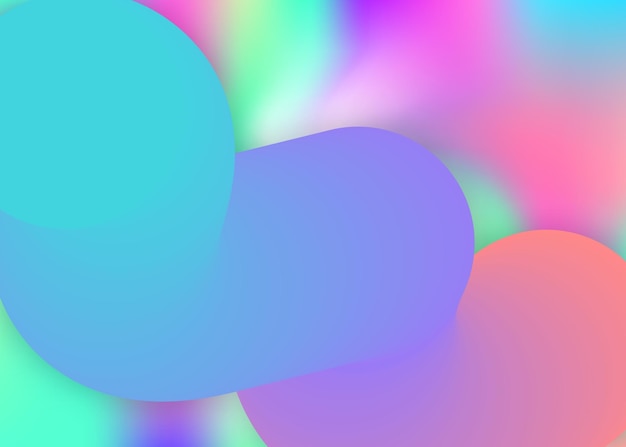Fluid shape background with liquid dynamic elements