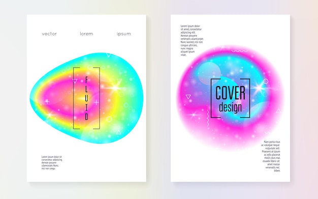 fluid shape with dynamic elements