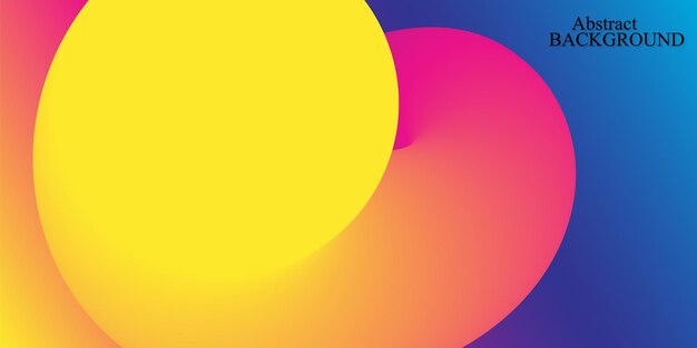 Flydende baggrund. Flydende farve. Abstrakt farverig gradient. Vektor.