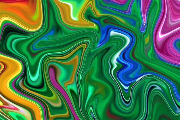 Flydende farverig abstrakt baggrund wallpaper Premium foto Premium vektor