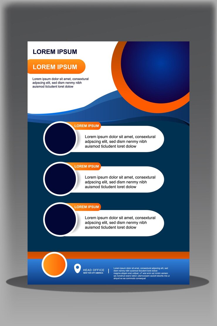 flyer design teamplate for company bussines presentation advertising brand identity