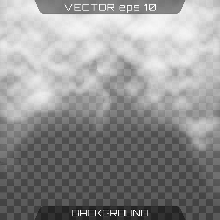 Fog transparent special effect.