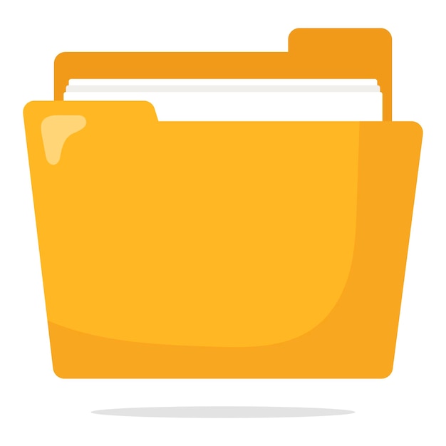 Folder Flat Vector